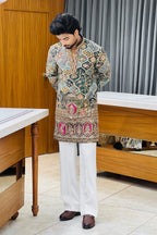 Sage Green Heritage Kurta Pajama